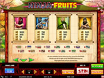 tabella pagamenti slot  ninja fruits