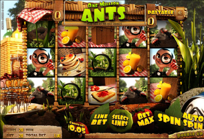 slot online one million ants gratis