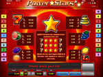tabella pagamenti slot power stars